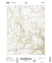 US Topo 7.5-minute map for Burnettsville IN