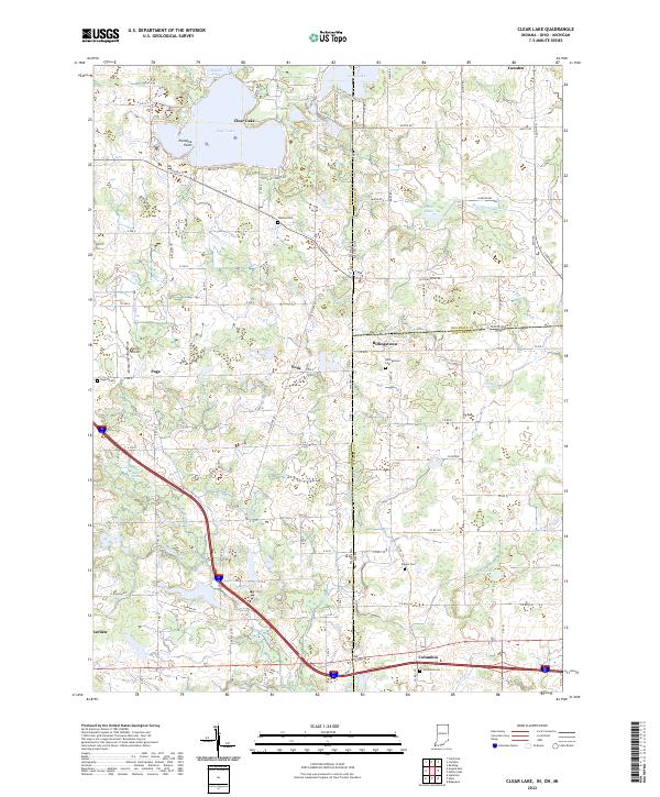 US Topo 7.5-minute map for Clear Lake INOHMI