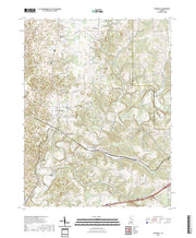 US Topo 7.5-minute map for Crandall IN