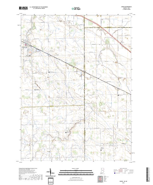 US Topo 7.5-minute map for Dixon INOH