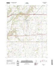 US Topo 7.5-minute map for Dunreith IN