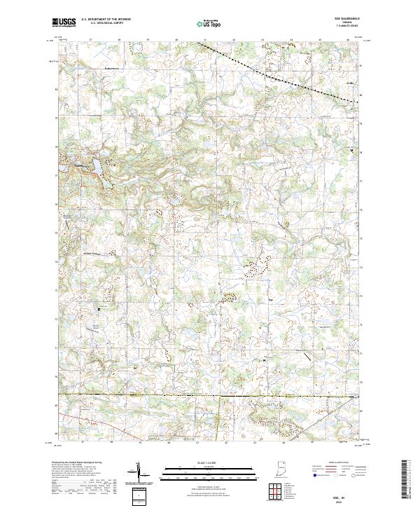 US Topo 7.5-minute map for Ege IN