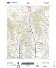 US Topo 7.5-minute map for Evansville North IN