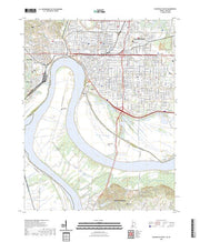 US Topo 7.5-minute map for Evansville South INKY