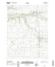 US Topo 7.5-minute map for Flora IN