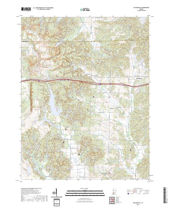 US Topo 7.5-minute map for Folsomville IN