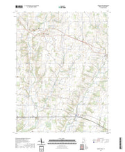 US Topo 7.5-minute map for Greens Fork IN