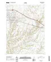 US Topo 7.5-minute map for Greensburg IN