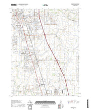 US Topo 7.5-minute map for Greenwood IN