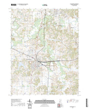 US Topo 7.5-minute map for Huntingburg IN