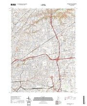 US Topo 7.5-minute map for Indianapolis East IN