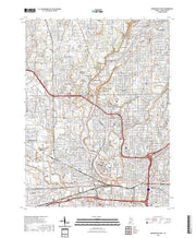 US Topo 7.5-minute map for Indianapolis West IN