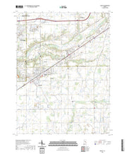 US Topo 7.5-minute map for Ingalls IN