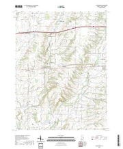 US Topo 7.5-minute map for Jacksonburg IN