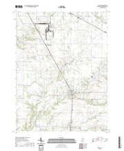 US Topo 7.5-minute map for Ladoga IN