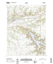 US Topo 7.5-minute map for Lagro IN