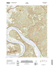 US Topo 7.5-minute map for Leavenworth INKY