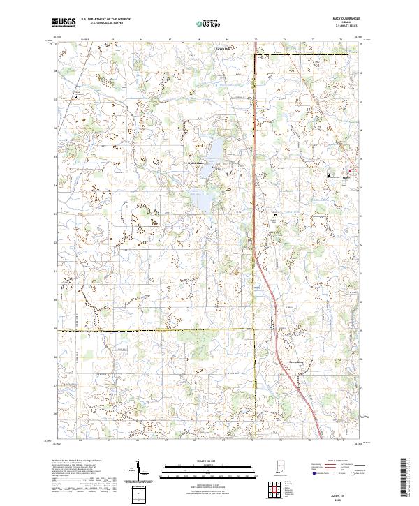 US Topo 7.5-minute map for Macy IN