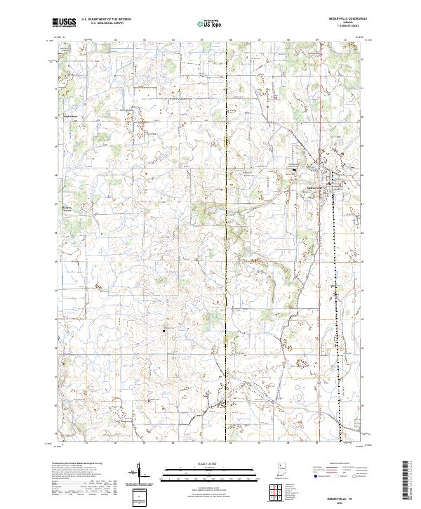 US Topo 7.5-minute map for Medaryville IN