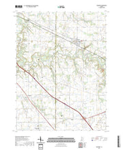 US Topo 7.5-minute map for Mulberry IN