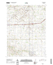 US Topo 7.5-minute map for Ossian IN