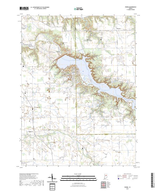 US Topo 7.5-minute map for Peoria IN