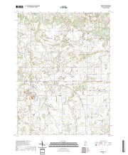 US Topo 7.5-minute map for Pershing IN