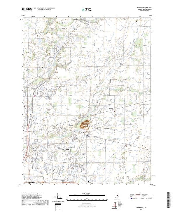 US Topo 7.5-minute map for Riverwood IN