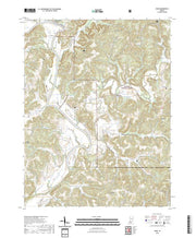 US Topo 7.5-minute map for Rusk IN