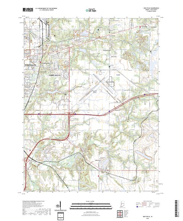 US Topo 7.5-minute map for Seelyville IN