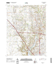 US Topo 7.5-minute map for Zionsville IN