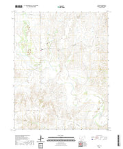 US Topo 7.5-minute map for Aetna KS