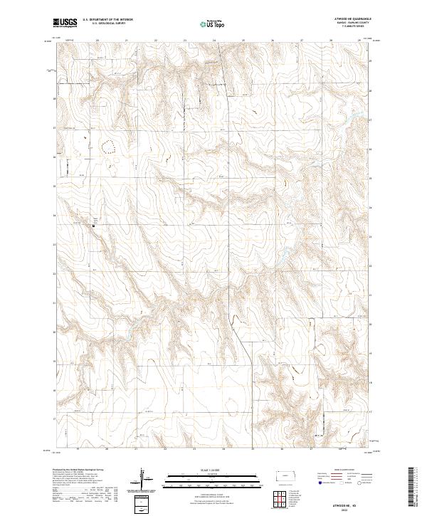 US Topo 7.5-minute map for Atwood NE KS