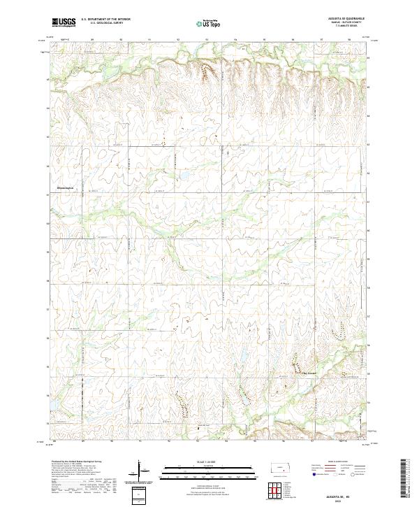 US Topo 7.5-minute map for Augusta SE KS