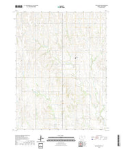 US Topo 7.5-minute map for Bachelors Run KS