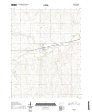 US Topo 7.5-minute map for Bazine KS