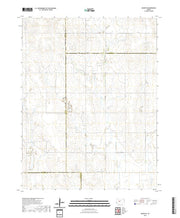 US Topo 7.5-minute map for Bazine SE KS