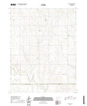 US Topo 7.5-minute map for Bazine SW KS