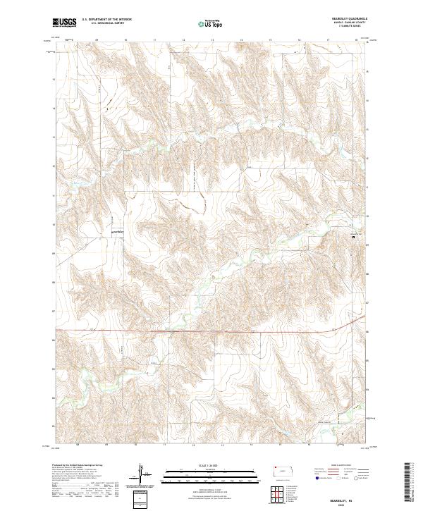 US Topo 7.5-minute map for Beardsley KS