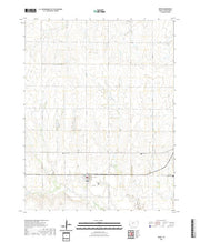 US Topo 7.5-minute map for Bison KS