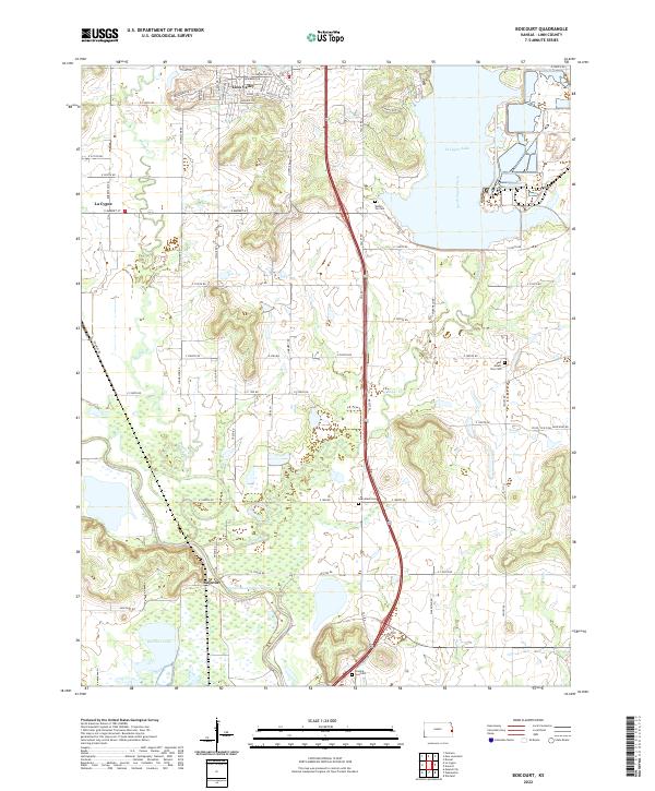 US Topo 7.5-minute map for Boicourt KS