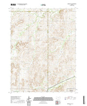 US Topo 7.5-minute map for Brookville SW KS