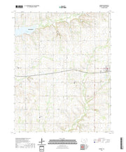 US Topo 7.5-minute map for Burden KS