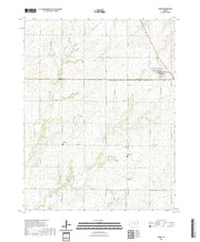 US Topo 7.5-minute map for Burns KS