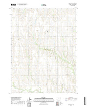 US Topo 7.5-minute map for Burr Oak NW KS