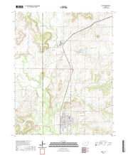 US Topo 7.5-minute map for Caney KS