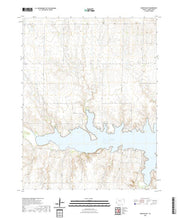 US Topo 7.5-minute map for Cedar Bluff KS