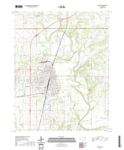 US Topo 7.5-minute map for Chanute KS