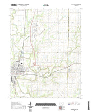 US Topo 7.5-minute map for Coffeyville East KS