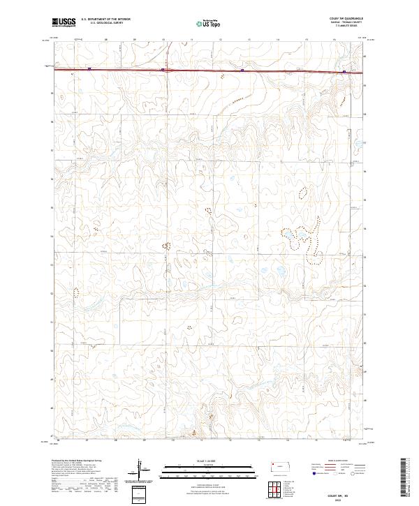 US Topo 7.5-minute map for Colby SW KS